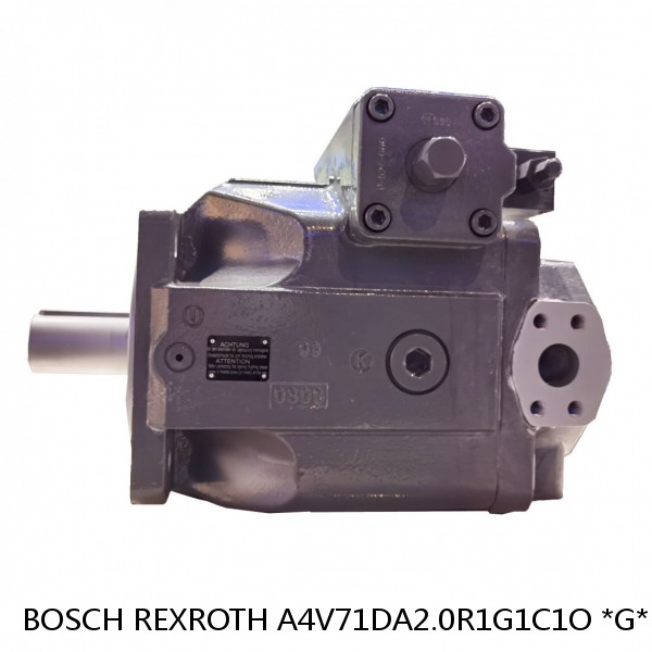 A4V71DA2.0R1G1C1O *G* BOSCH REXROTH A4V Variable Pumps #1 image