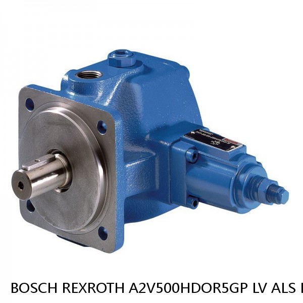 A2V500HDOR5GP LV ALS LR BOSCH REXROTH A2V Variable Displacement Pumps #1 image