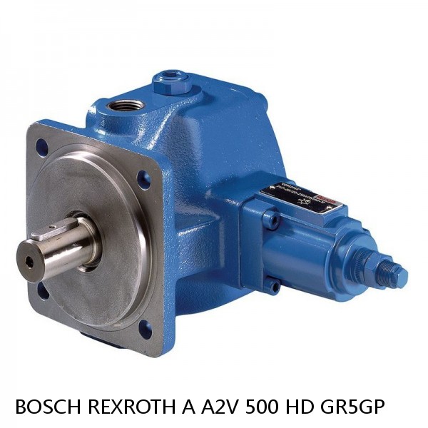 A A2V 500 HD GR5GP BOSCH REXROTH A2V Variable Displacement Pumps #1 image